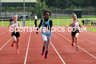 Women and Girls 100 metres, 2021 North Eastern Track and Field Champs., Middesbrough. Photo: David T. Hewitson/Sports for All Pics